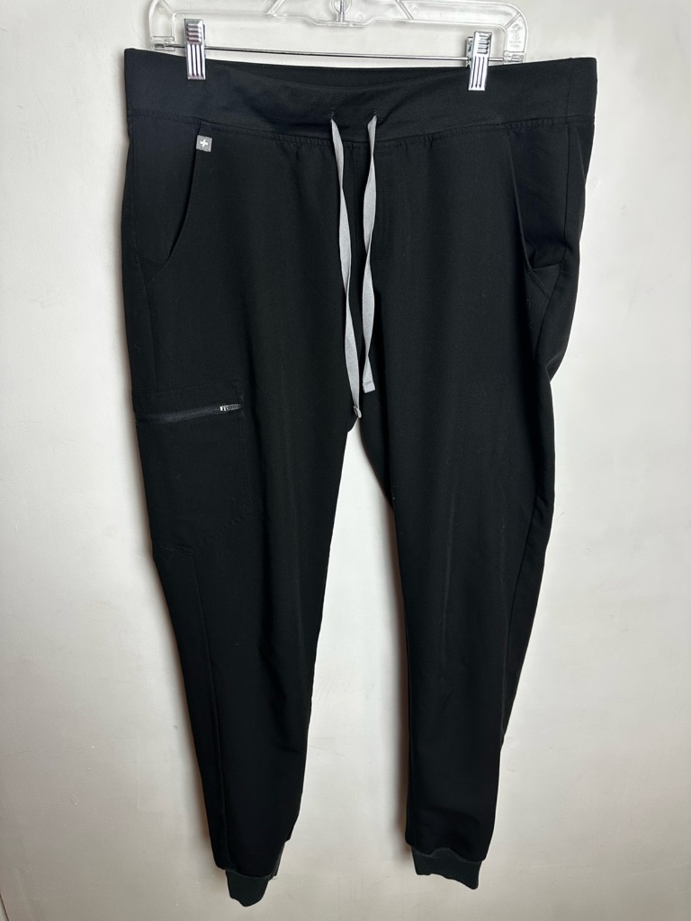 Figs Scrub Pants Technical Collection Zamora Joggers Black Unisex Large Tall LT